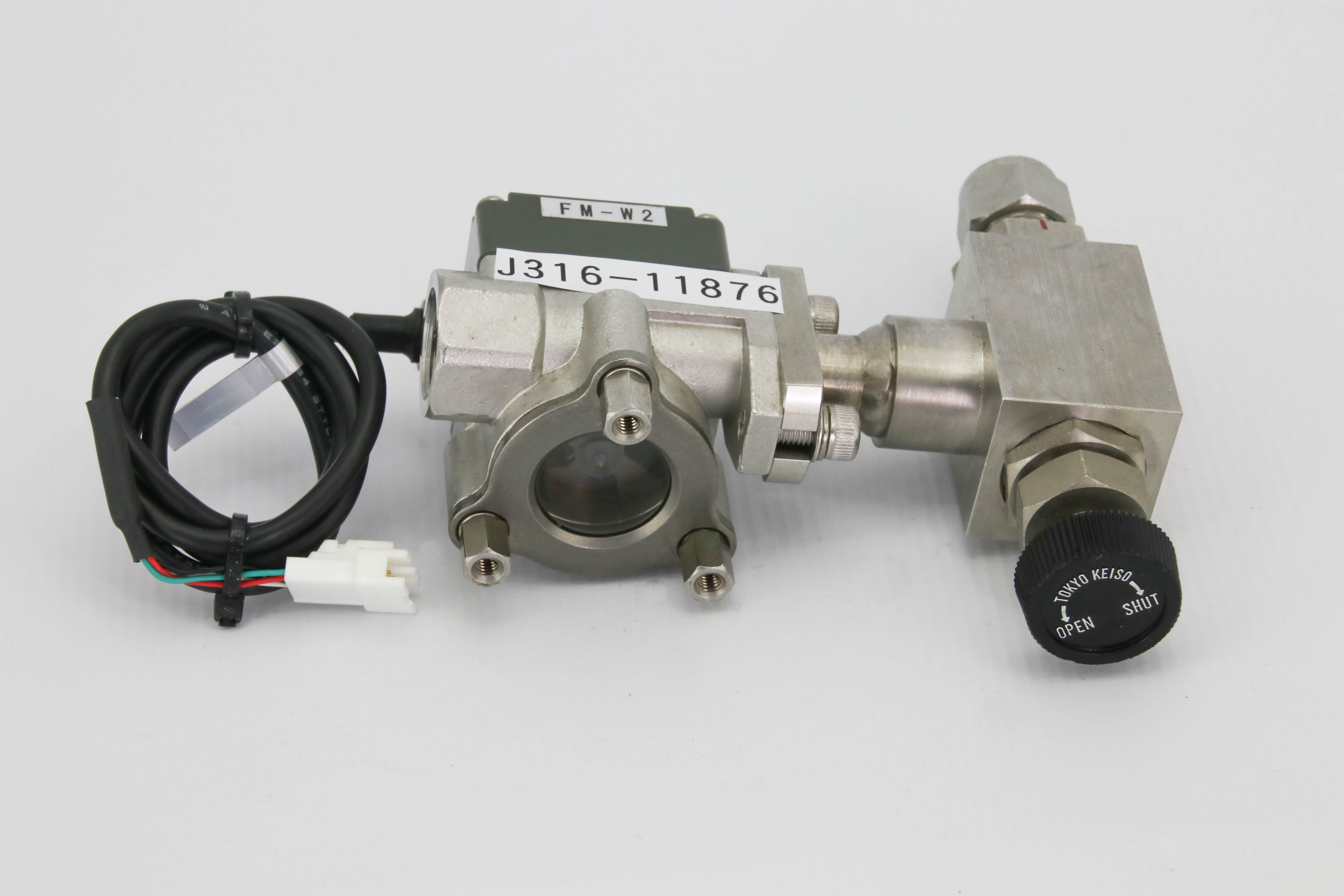 その他 H 11876 TOKYO KEISO FLOW METER, 3 L/MIN, 24VDC, 4~20MA, P/N: ES06